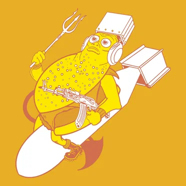 Big Dumb Riffs by Rickshaw Billie’s Burger Patrol - album cover