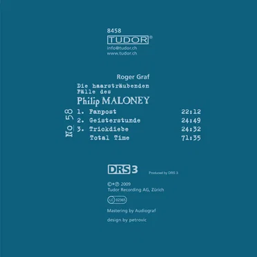 Die haarsträubenden Fälle des Philip Maloney, N° 58 by Roger Graf - album cover