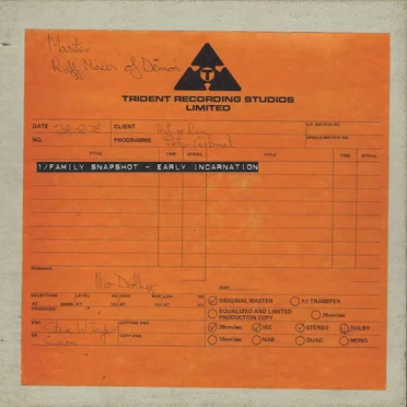 Family Snapshot (early incarnation)