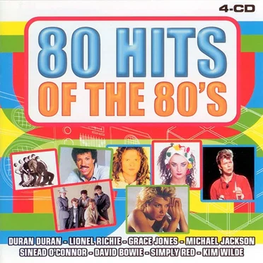 80 Hits of the 80's by Various Artists - album cover