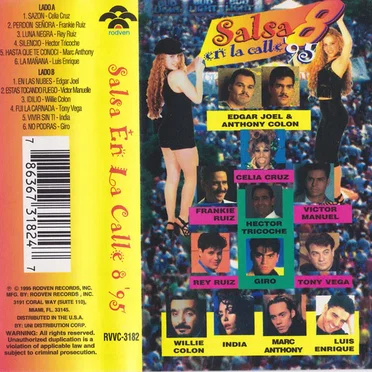 Salsa en la Calle 8 '95 by Various Artists - album cover