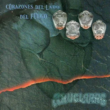 Corazones del lado del fuego