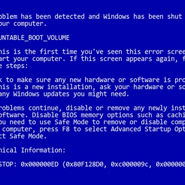 Blue Screen of Death