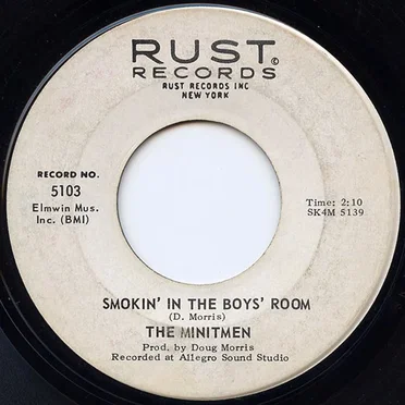 Smokin' in the Boys' Room by The Minitmen - album cover