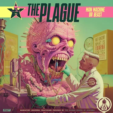 Man Machine or Beast by The Plague - album cover