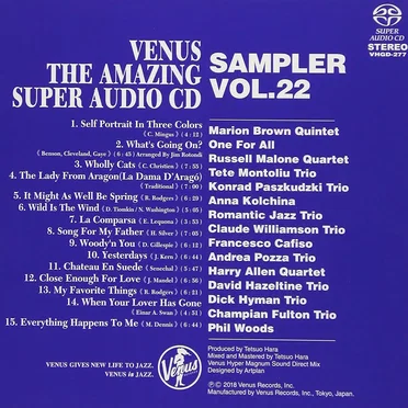 Venus The Amazing Super Audio CD Sampler Vol.22 by Various Artists - album cover