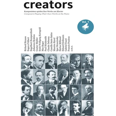 Creators - Composers Playing Their Own Works at the Piano, Vol. 1 by Various Artists - album cover