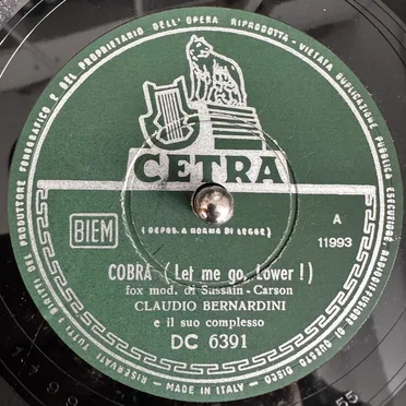 Cobra (Let Me Go, Lower!) / A vera cruz