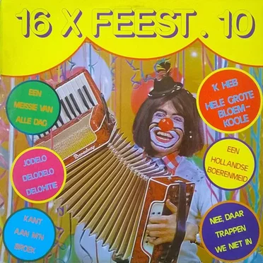 16 x feest, 10 by Various Artists - album cover