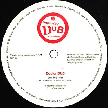 Unification by Doctor DUB - album cover