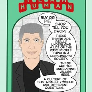 2016-08-01: Team Human #2, "Richard Maxwell - Greening the Media" by Douglas Rushkoff - album cover