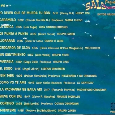 Paquetaco Salsero Vol 2 by Various Artists - album cover