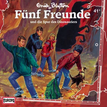 Fünf Freunde, Episode 41: und die Spur des Dinosauriers by Enid Blyton - album cover