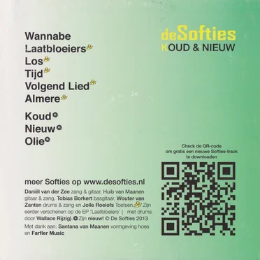 Koud en Nieuw by De Softies - album cover