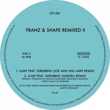 Remixed II by Franz & Shape - album cover
