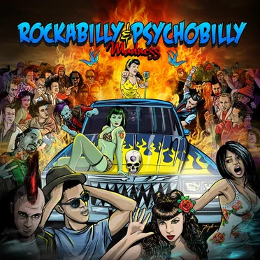 Rockabilly & Psychobilly Madness by Various Artists - album cover
