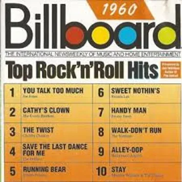 Billboard Top Rock’n’Roll Hits: 1960 by Various Artists - album cover
