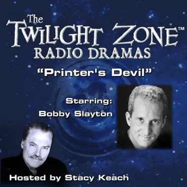 The Twilight Zone Radio Dramas, "Printer's Devil" by Charles Beaumont - album cover
