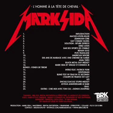 L'Homme A La Tête De Cheval by Mark Sida - album cover