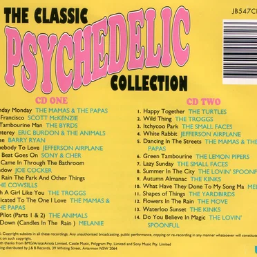 The Classic Psychedelic Collection by Various Artists - album cover