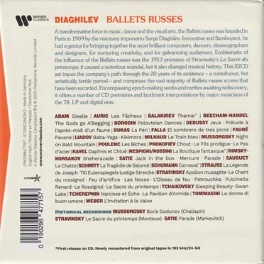 Ballets Russes by Diaghilev - album cover
