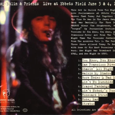 Live at Ebbets Field June 3 & 4, 1974
