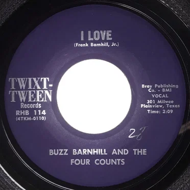 I Love / Something Different by Buzz Barnhill And The Four Counts - album cover