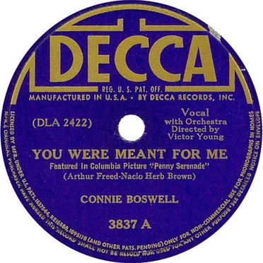 You Were Meant for Me / I Went Out of My Way