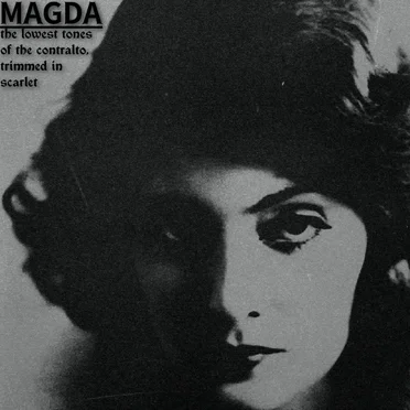 The Lowest Tones of the Contralto, Trimmed in Scarlet