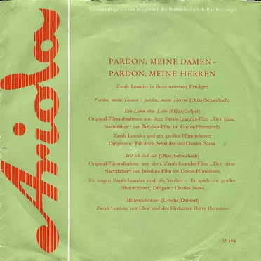 Pardon, meine Damen, Pardon meine Herren