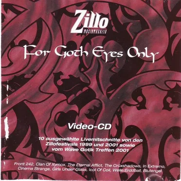 For Goth Eyes Only by Various Artists - album cover