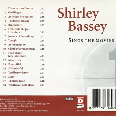 Shirley Bassey Sings the Movies