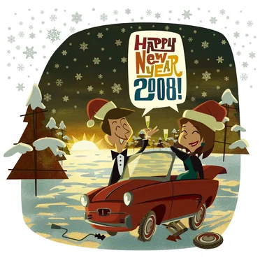 Happy New Year 2008! by Various Artists - album cover