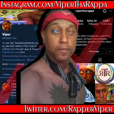 Instagram.com/ViperThaRappa & Twitter.com/RapperViper by Viper - album cover