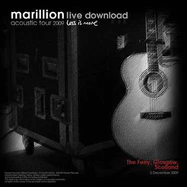 Acoustic Tour 2009: The Ferry, Glasgow, Scotland. 2 December 2009