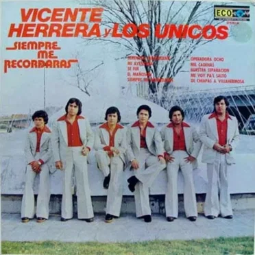 Siempre me recordarás by Vicente Herrera y Los Únicos - album cover