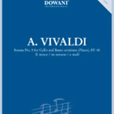Sonata No. 5 in E minor for Cello and Basso continuo (Piano), RV 40 by Antonio Vivaldi - album cover