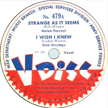 Strange as It Seems / I Wish I Knew / Twilight on the Trail / Red River Valley by Various Artists - album cover