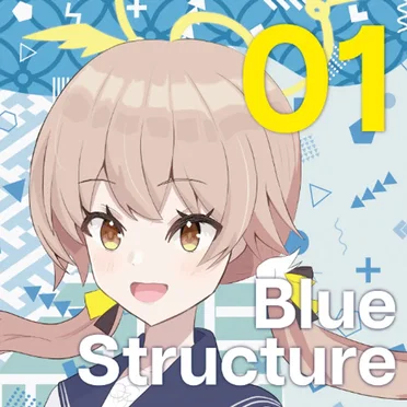 Blue Structure by Shibahune - album cover