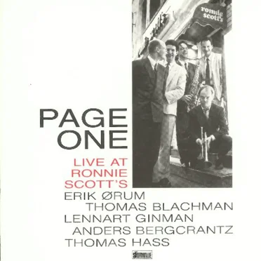 Live at Ronnie Scott's by PAGE ONE - album cover