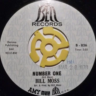 Number One by Bill Moss - album cover