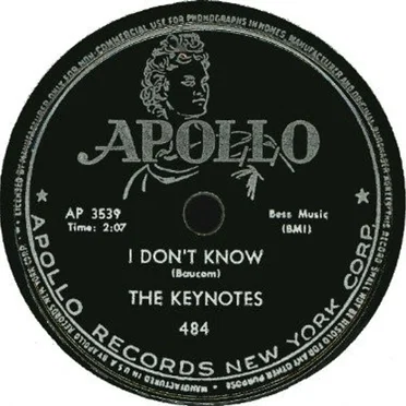 I Don't Know / A Star by The Keynotes - album cover