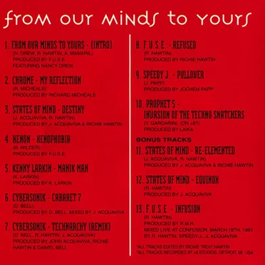 From Our Minds to Yours, Volume 1 by Various Artists - album cover