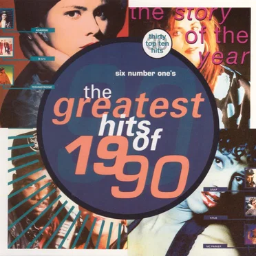The Greatest Hits of 1990 by Various Artists - album cover