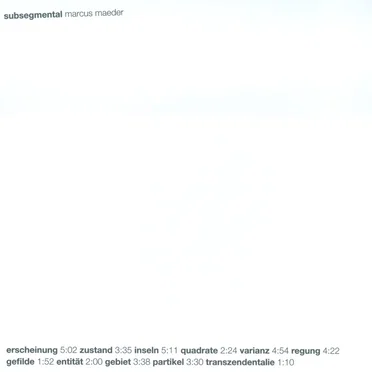 Subsegmental