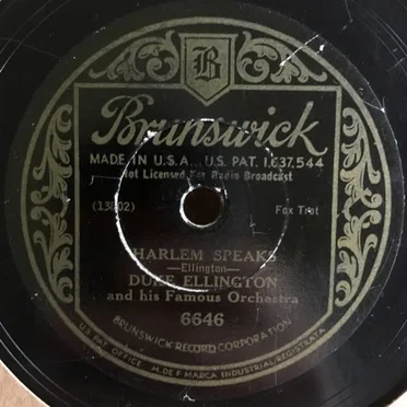 Harlem Speaks / In the Shade of the Old Apple Tree