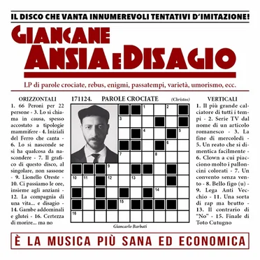 Ansia e disagio by Giancane - album cover