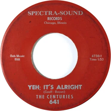 Yeh; It's Alright / I Love You No More by The Centuries - album cover