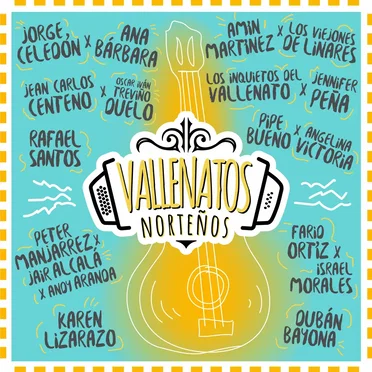 Vallenatos norteños by Various Artists - album cover