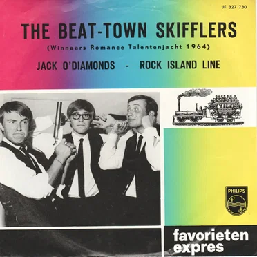 Jack o’ Diamonds / Rock Island Line by The Beat-Town Skifflers - album cover